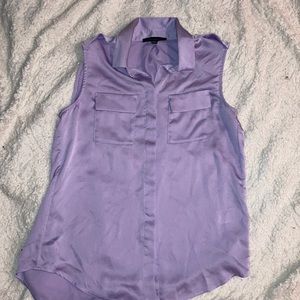Banana Republic Lavender Sleeveless Shirt